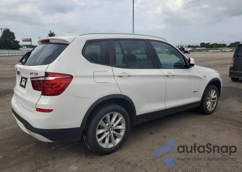 2017 BMW X3 xDrive28I z USA, uszkodzony, nr VIN 5UXWX9C3XH0W73372